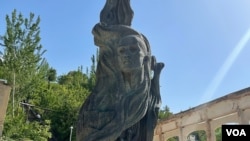 Hamza Hakimzoda Niyoziy monument, Shohimardon, Ferghana region, Uzbekistan, June, 2021.