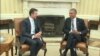 Obama, Rasmussen Meet as Multiple Crises Face NATO