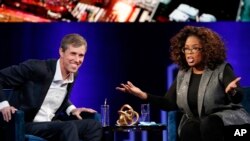 En una entrevista grabada con Oprah Winfrey en Nueva York, Beto O'Rourke, de 46 años, pareció inclinarse a lanzar una campaña a la Casa Blanca en 2020, pero dijo que tomaría una decisión luego de consultar a su esposa e hijos.