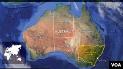 Map of Australia