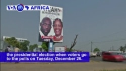 VOA60 Africa - Liberia: Former soccer star George Weah is confident of winning the presidential election