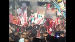 土耳其抗议者周一与警察再起冲突
