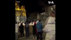 中国天主教徒举行圣诞夜弥撒