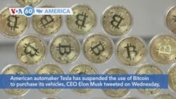 VOA60 Ameerikaa - American automaker Tesla has suspended the use of bitcoin to purchase its vehicles