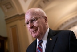 FILE - Sen. Patrick Leahy, D-Vt., is pictured at the Capitol in Washington, Feb. 5, 2020.