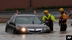 Inundaciones en Santa Rosa, California, el 21 de noviembre de 2024.