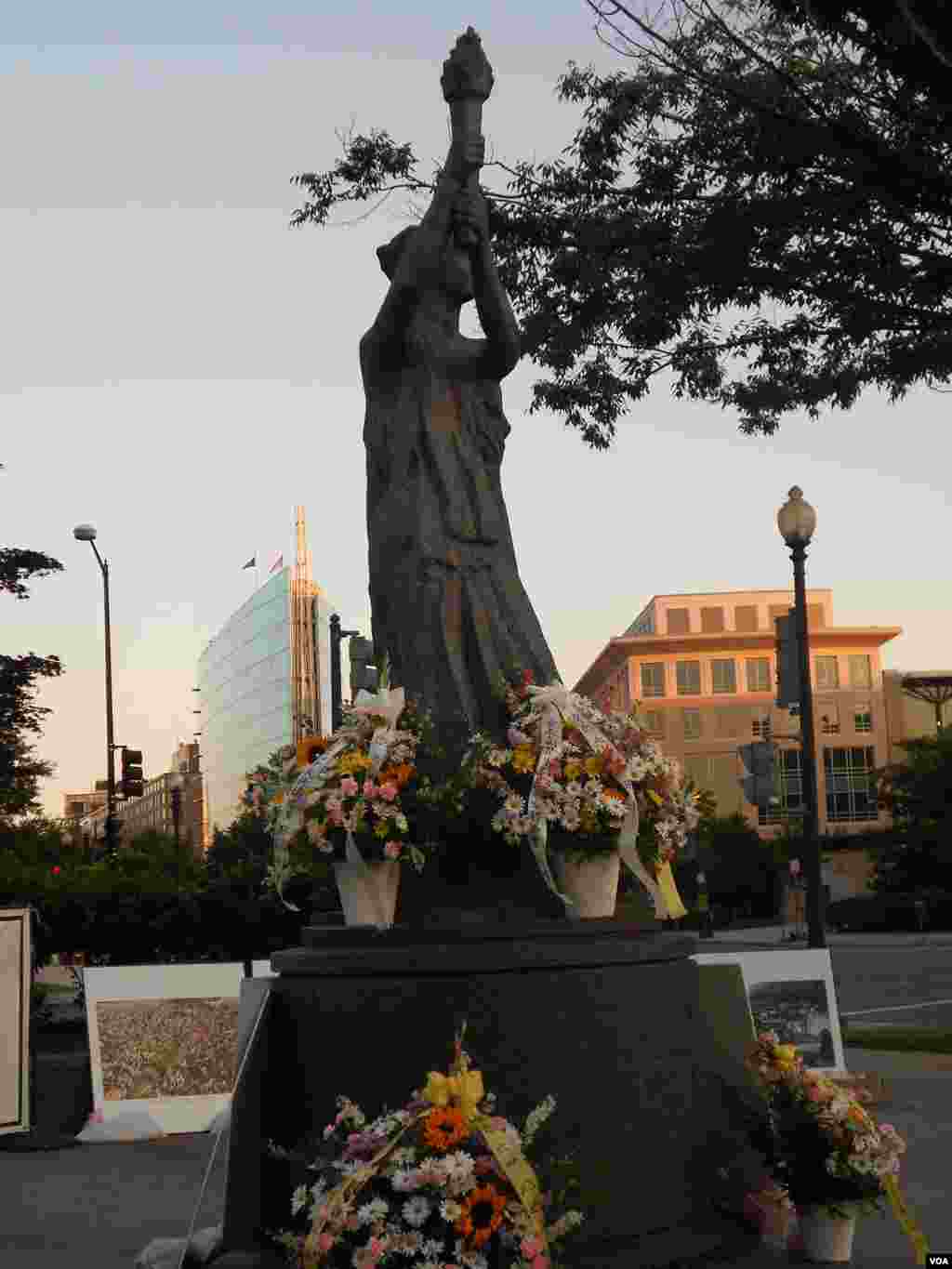 全美学自联烛光晚会纪念六四