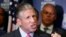 Patrick J. Lynch, president of the Patrolmen's Benevolent Association of the City of New York, gestures while speaks during a press conference regarding New York City police officer Daniel Pantaleo, Aug. 2, 2019, in New York. 