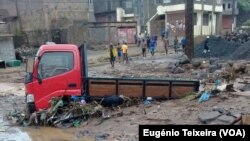 Estragos provocados por chuvas na Praia, Cabo Verde