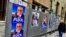 Des affiches de campagne de Jean-Marc Pujol, maire de Perpignan et candidat du parti Les Republicains à la municipale, à l'hôtel de ville de Perpignan, France, le 10 mars 2020. (REUTERS/Alexandre Minguez)