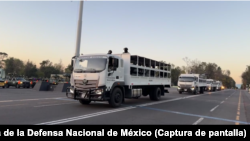 Guardia Nacional y Ejército Mexicano inicia despliegue hacia frontera norte de México. [Foto: Cortesía de la Secretaría de la Defensa Nacional de México]