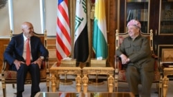 Şanderê taybet ê Amerîkayê bo Sûrîyê Tom Barrack û serokê berê yê Herêma Kurdistanê Mesûd Barzanî