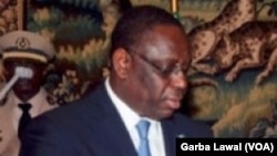 Le président Macky Sall du Sénégal