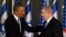 Prezident Obama va Isroil bosh vaziri Benyamin Netanyaxu matbuot anjumani paytida, Quddus, 20-mart, 2013-yil