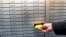 Safe deposit boxes are pictured in a bank in the western Austrian city of Hall in Tirol, April 8, 2013. 