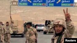 Lực lượng Syria tiến vào thành phố cổ Palmyra.