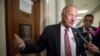 FILE - Rep. Steve King, R-Iowa, talks with a reporter on Capitol Hill in Washington, June 27, 2018. 