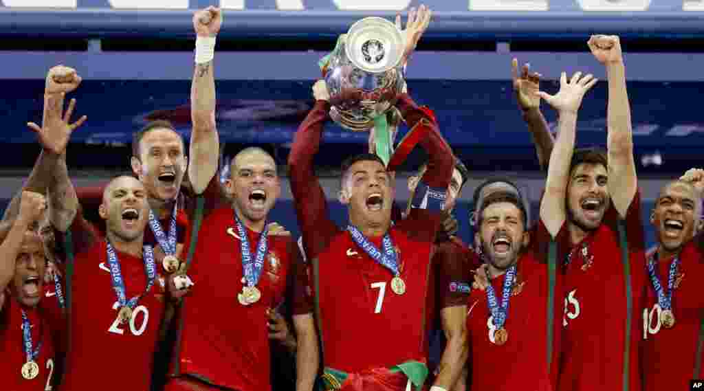 Portugal Ta Lashe Gasar Kwallon Kafa Ta Kasashen Turai Euro2016 Cup