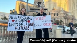 Protest podrške studentima u Las Vegasu