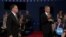 Moderators Hold the Center of Presidential Debate Stage 