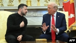 Presiden AS Donald Trump terlibat "adu mulut" dengan Presiden Ukraina Volodymyr Zelensky saat pertemuan kontroversial di Ruang Oval Gedung Putih di Washington DC, 28 Februari 2025 lalu. 