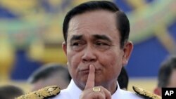 PM Thailand Prayut Chan-ocha menghadapi tuduhan manipulasi pemilu (foto: dok). 