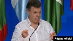 El presidente Juan Manuel Santos siempre dijo estar dispuesto a buscar una salida negociada al conflicto con la guerrilla.