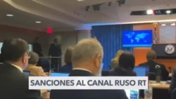 EEUU sanciona al canal ruso RT por interferencia electoral