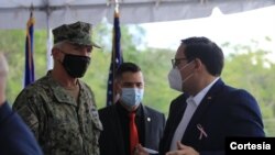 Esta es la quinta visita del almirante Craig S. Faller a Honduras. Foto cortesía. 