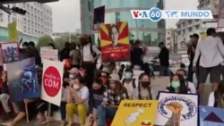 Manchetes mundo 18 Fevereiro: Prosseguem os protestos contra golpe militar Mianmar