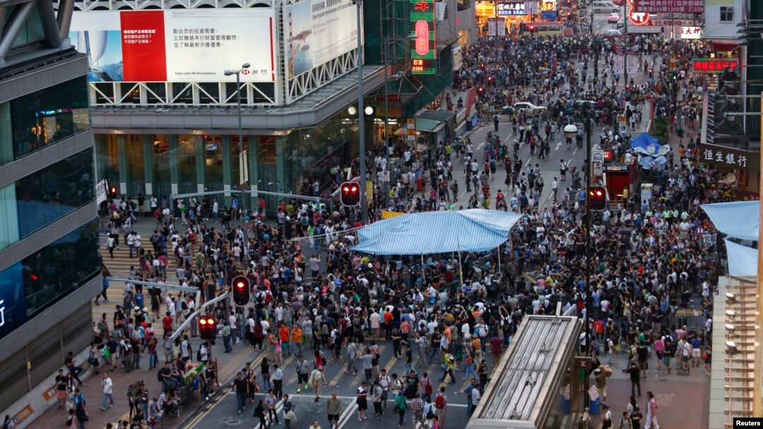 Gonkongning Mongkok tumani, 4-oktabr, 2014 