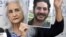 FILE - Debra Tice, ibu dari jurnalis Amerika Serikat Austin Tice yang diculik di Suriah pada tahun 2012, memegang potret lamanya saat konferensi pers di ibu kota Lebanon, Beirut, pada tanggal 20 Juli 2017.