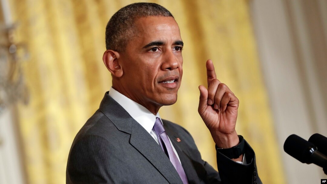 Presiden AS Barack Obama memberikan pernyataan di Gedung Putih (foto: dok).