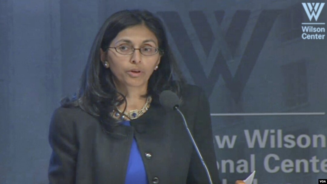 Nisha Bisvol, AQSh Davlat kotibining Janubiy va Markaziy Osiyo bo'yicha muovini, 22-yanvar, 2015