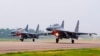중국군, 옐런 장관 방중 기간 전투기 등 타이완 해협 비행