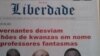 Capa do jornal Liberdade