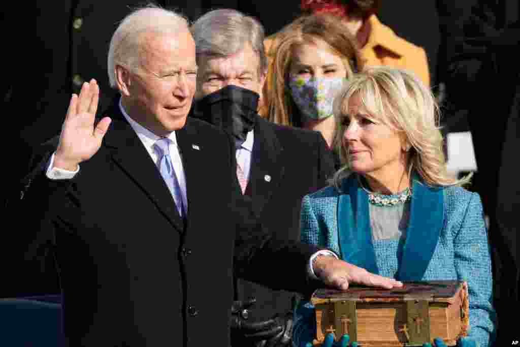 Joe Biden toma juramento como el 46&#186; presidente de los Estados Unidos. 20 de enero de 2021.
