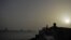 View of Morro Castle as a vast cloud of Sahara dust is blanketing the city of Havana, Cuba, on June 24, 2020.
