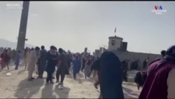 Չորեքշաբթի օրը Քաբուլի օդանավակայանից դուրս մարդկանց բազմության մոտ թալիբները օդ են արձակվել կրակոցներ