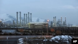 FILE - The heavy water nuclear facility near Arak, 150 miles (250 kilometers) southwest of the capital Tehran, Iran, Jan. 15, 2011. 