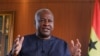 Rais mteule wa Ghana John Dramani Mahama, alipozungumza na Reuters mjini Accra.