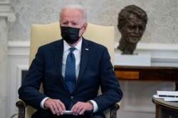 President Biden, during a meeting with members of the Congressional Hispanic Caucus in the Oval Office, said that he is ‘praying the verdict is the right verdict’ in the trial of former Minneapolis Police Officer Dereck Chauvin.