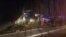 Rescue workers are seen on the site of collision between train and school bus in Millas, France, Dec. 14, 2017, in this handout picture from France Bleu Roussillon.