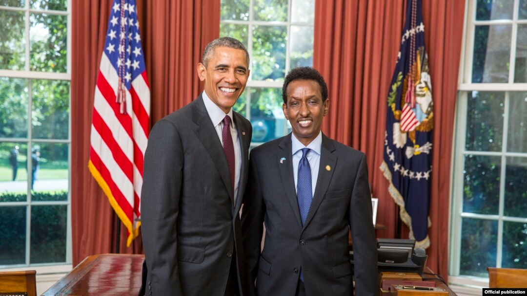 Madaxweyne Obama iyo Danjire Axmed Cawad