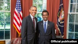 Madaxweyne Obama iyo Danjire Axmed Cawad