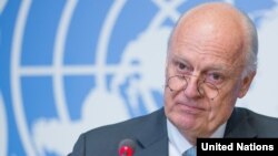 Utusan khusus PBB untuk Suriah, Staffan de Mistura berada di Paris untuk pembicaraan dengan Menlu Perancis (foto: dok).