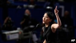 한국계 이민 2세인 리사 신 박사가 지난 2016년 7월 클리블랜드에서 열린 공화당 전당대회에서 찬조연설을 했다.