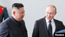 سەرۆکی ڕوسیا و سەرۆکی کۆریای باکور-ئەرشیف