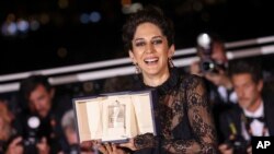 زر امیرابراهیمی، برنده جایزه بهترین بازیگر زن جشنواره فیلم کن برای ایفای نقش در فیلم «عنکبوت مقدس»