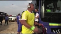 CAN 2017 : l'équipe de foot Gabon s'entraîne